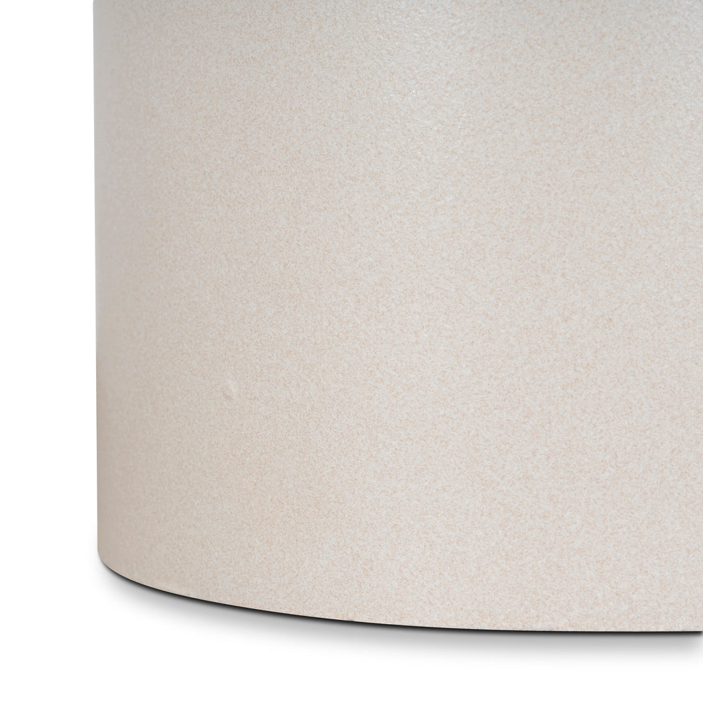 60cm Capri Side Table - Ivory Beige