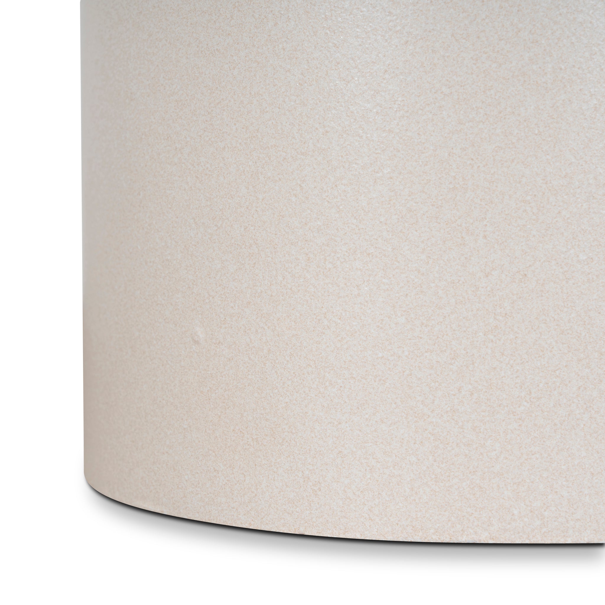60cm Capri Side Table - Ivory Beige