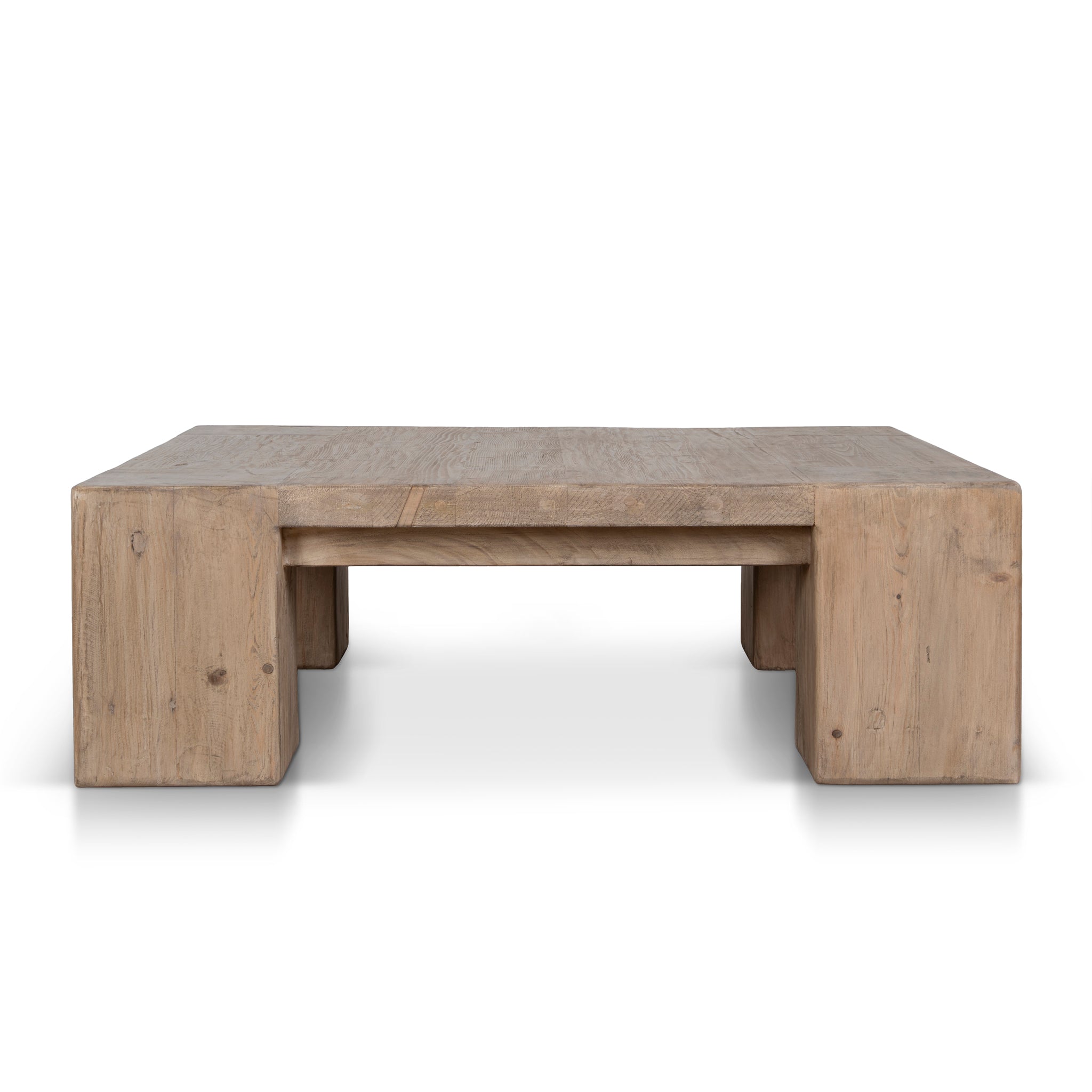 1.1m Elm Square Venezia Coffee Table - Natural