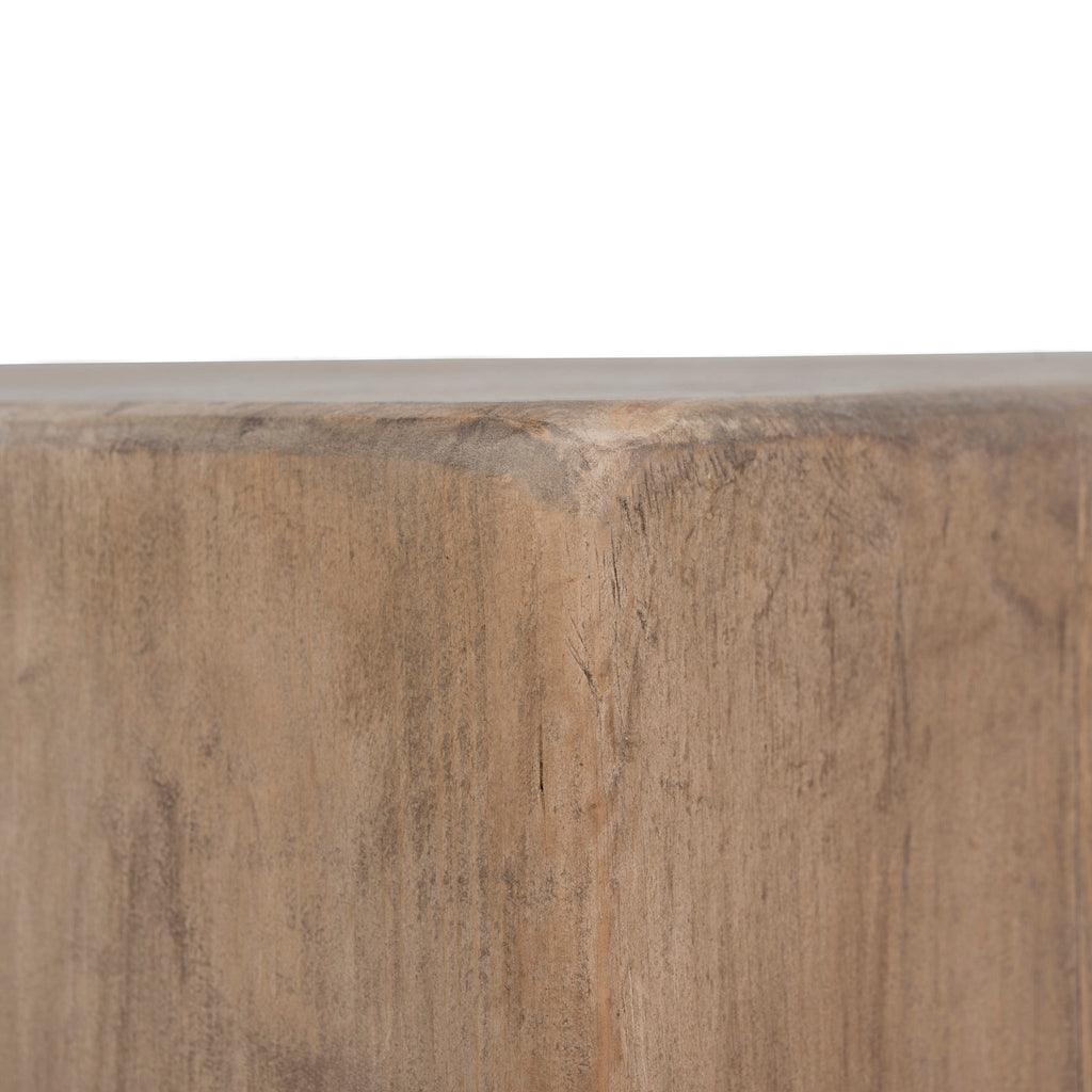 1.1m Elm Square Venezia Coffee Table - Natural