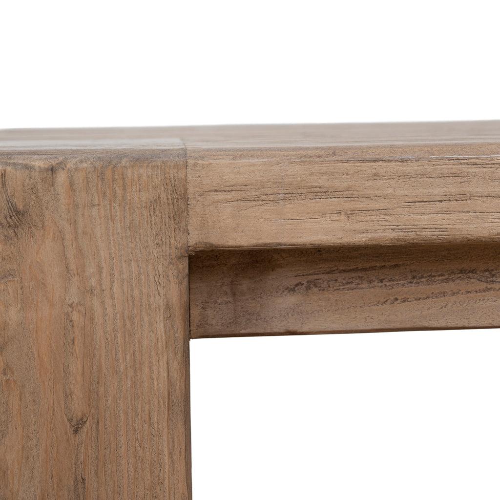 1.1m Elm Square Venezia Coffee Table - Natural