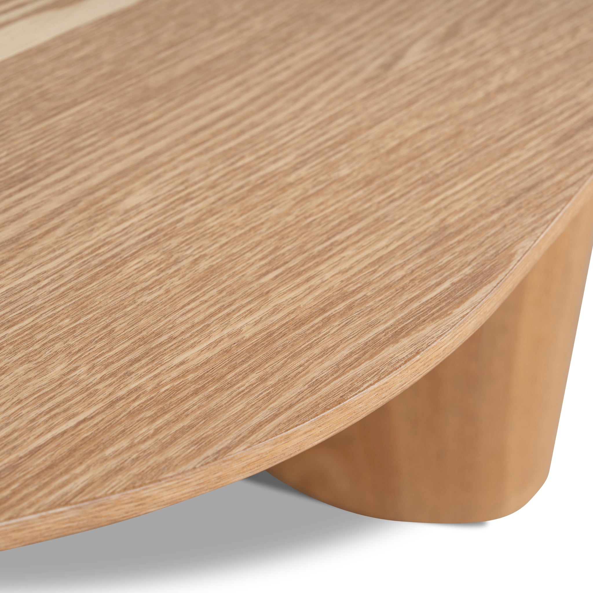 1.09m Freeform Venezia Coffee Table - Natural