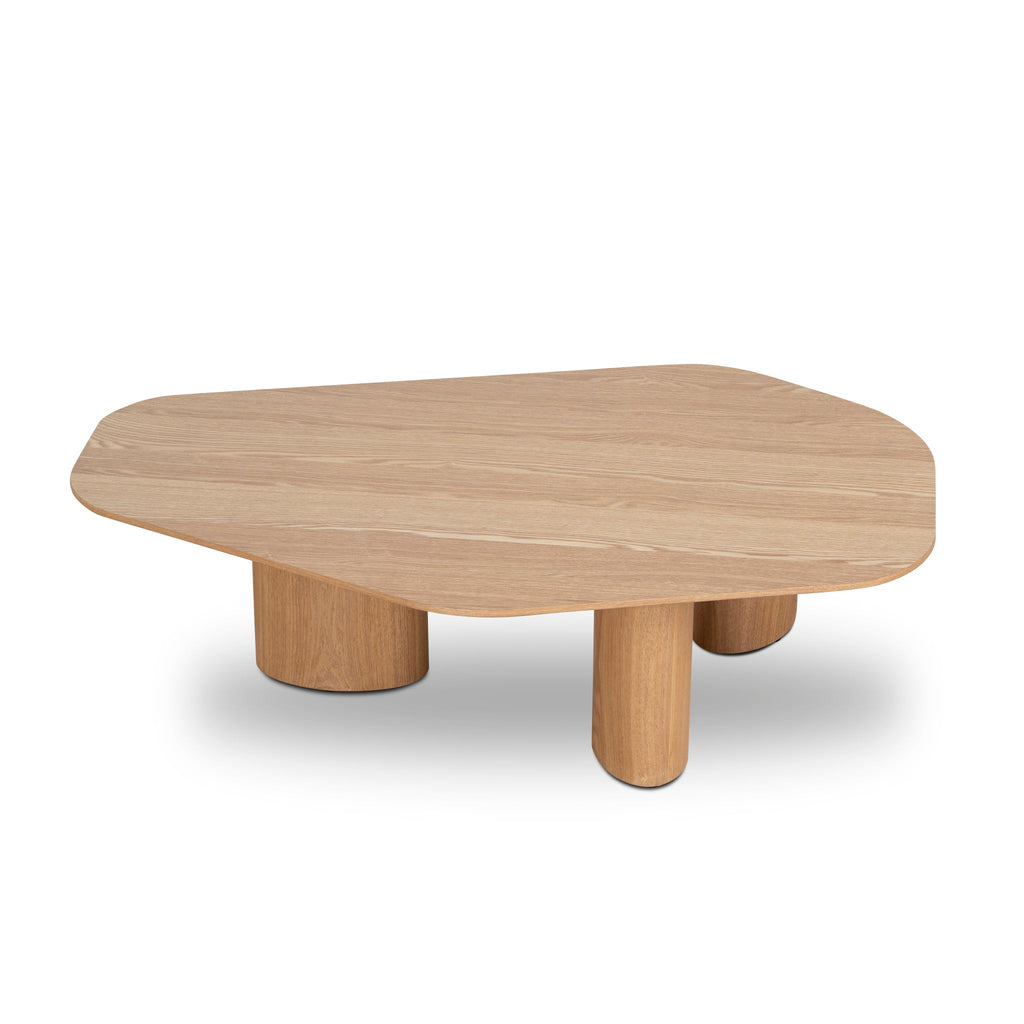 1.09m Freeform Venezia Coffee Table - Natural