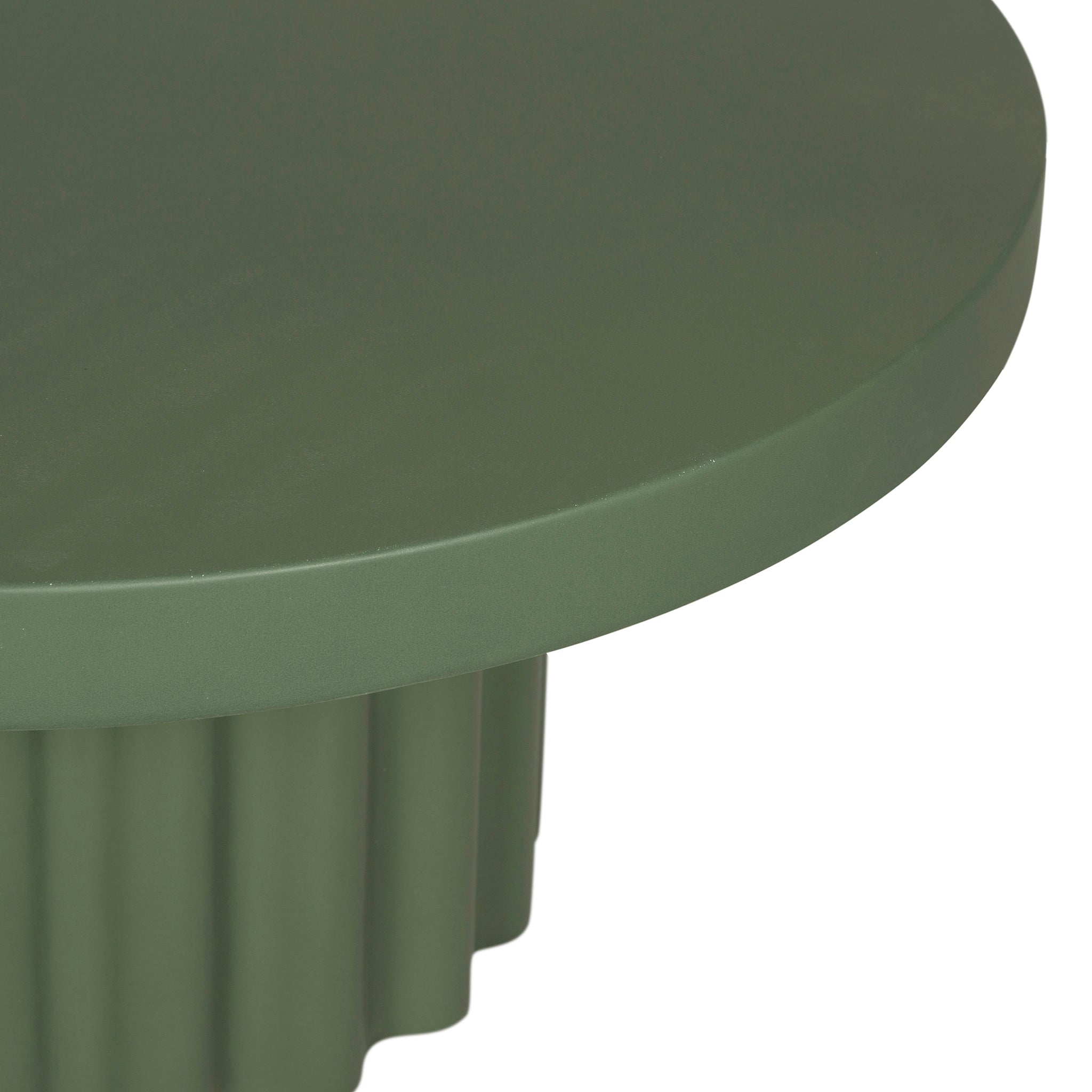 90cm Concrete Venezia Coffee Table - Green