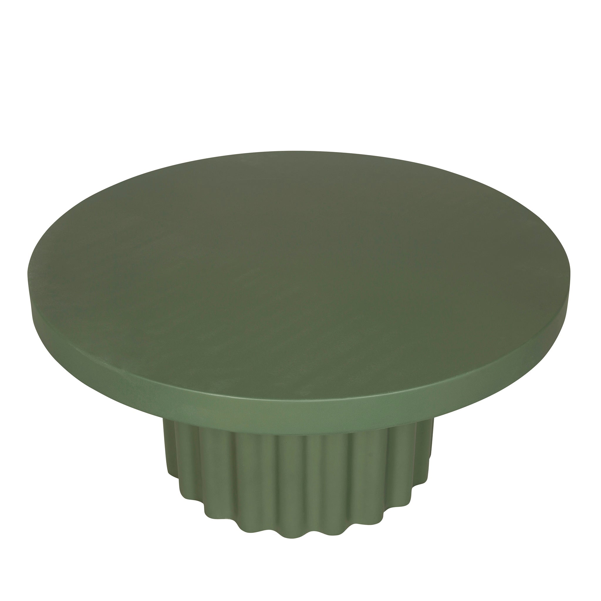 90cm Concrete Venezia Coffee Table - Green