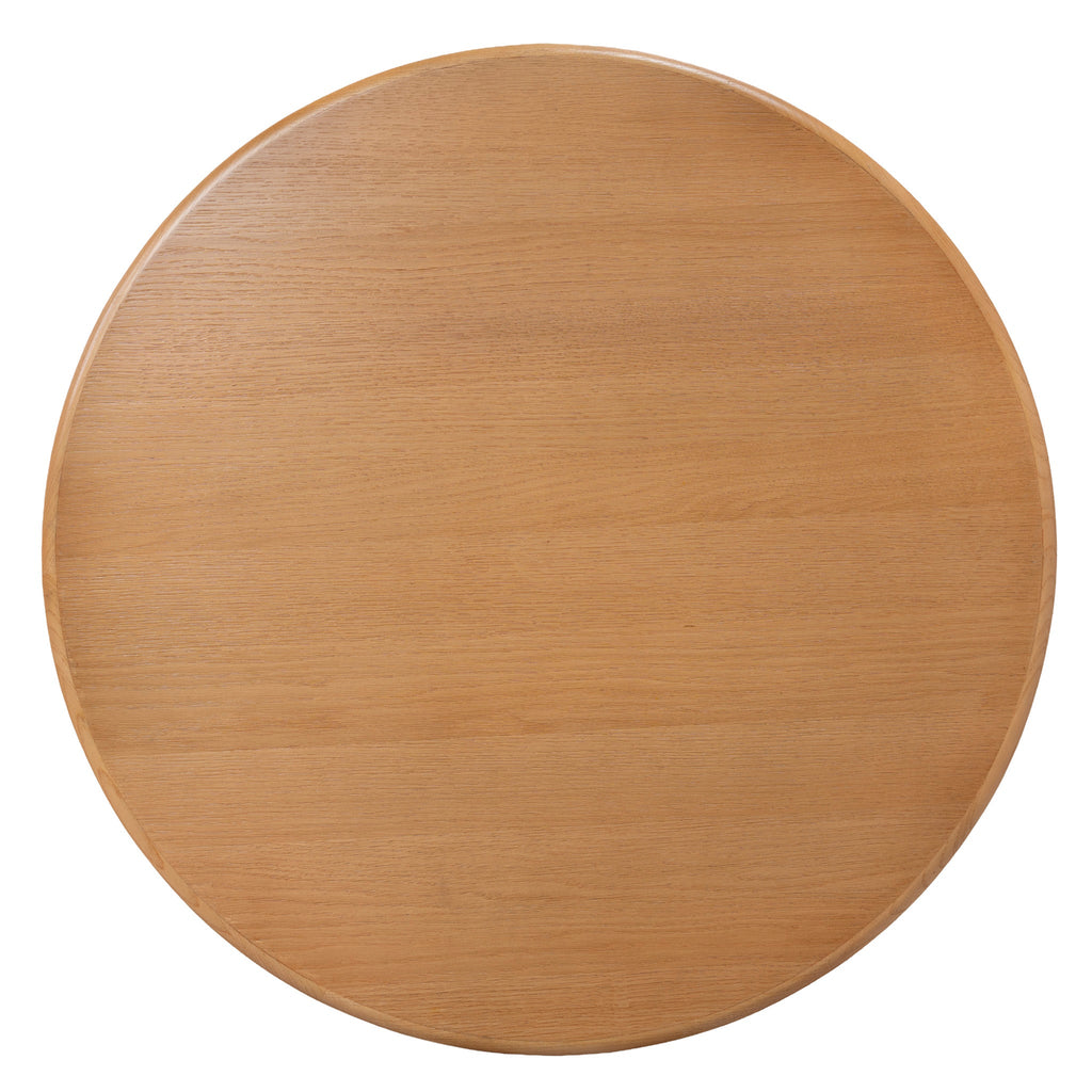 90cm Round Venezia Coffee Table - Natural