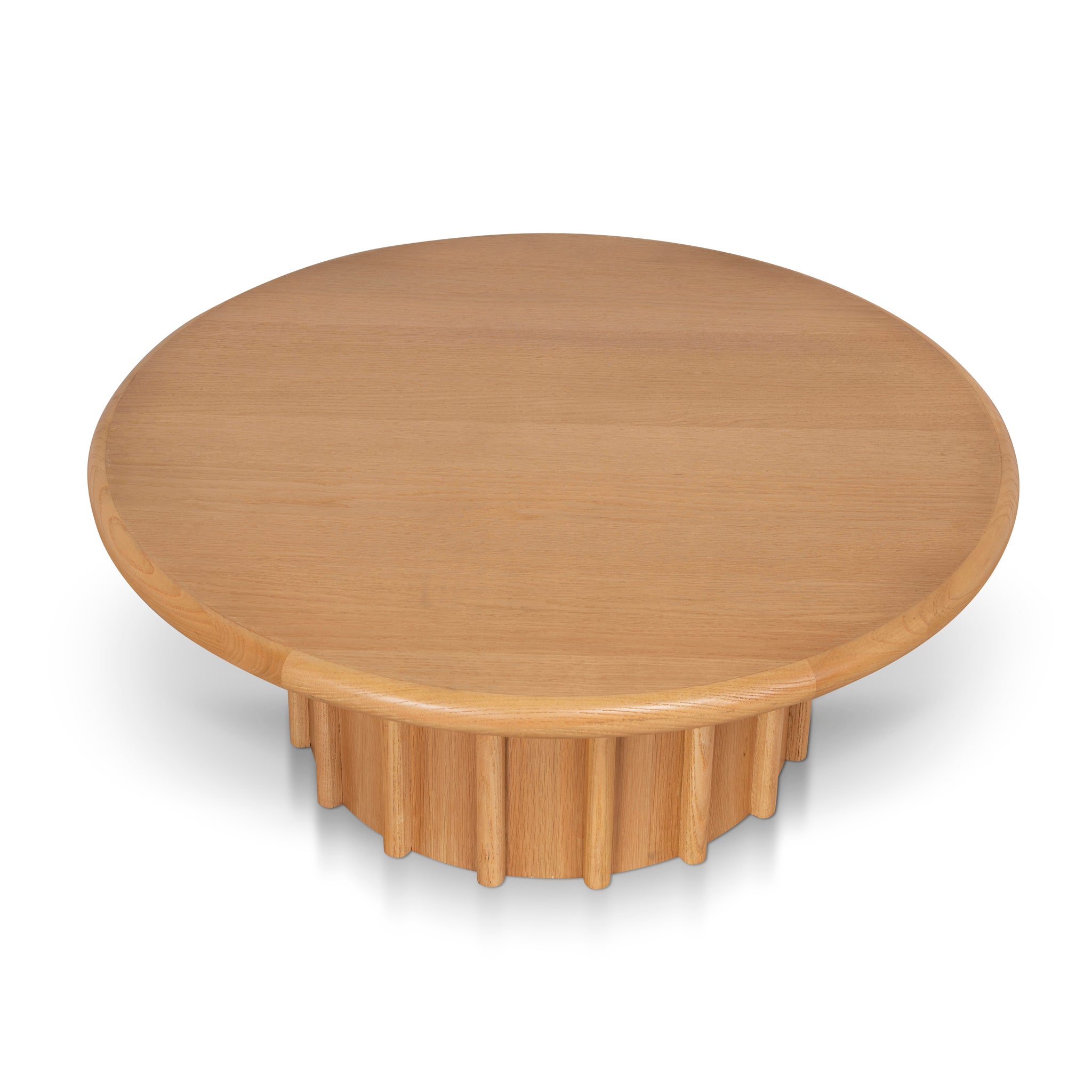 90cm Round Venezia Coffee Table - Natural