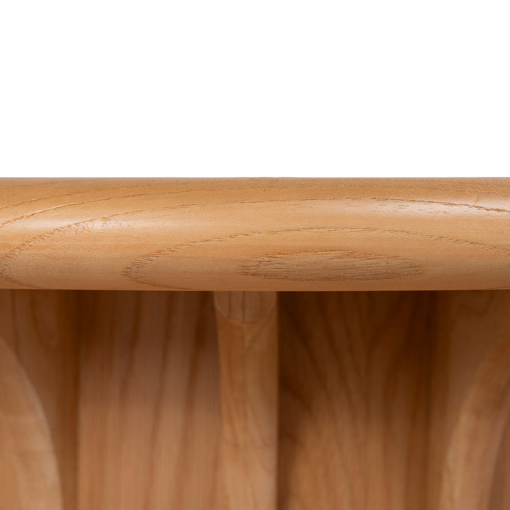 90cm Round Venezia Coffee Table - Natural