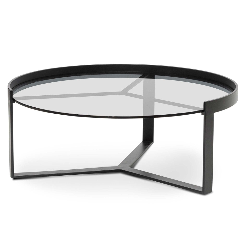 90cm Glass Venezia Coffee Table - Large