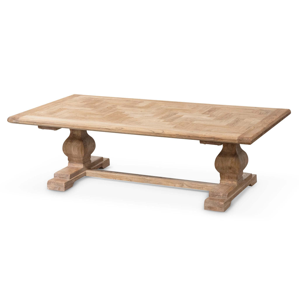 1.5m Reclaimed Wood Venezia Coffee Table - Natural