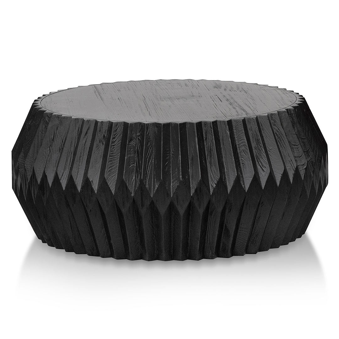 Wooden Venezia Coffee Table - Brushed Black