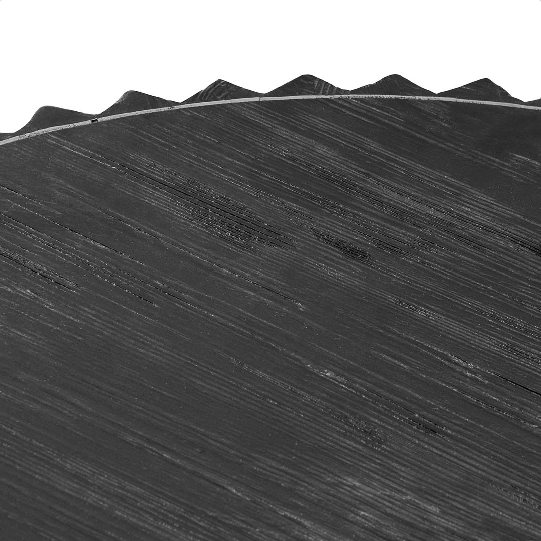 Wooden Venezia Coffee Table - Brushed Black