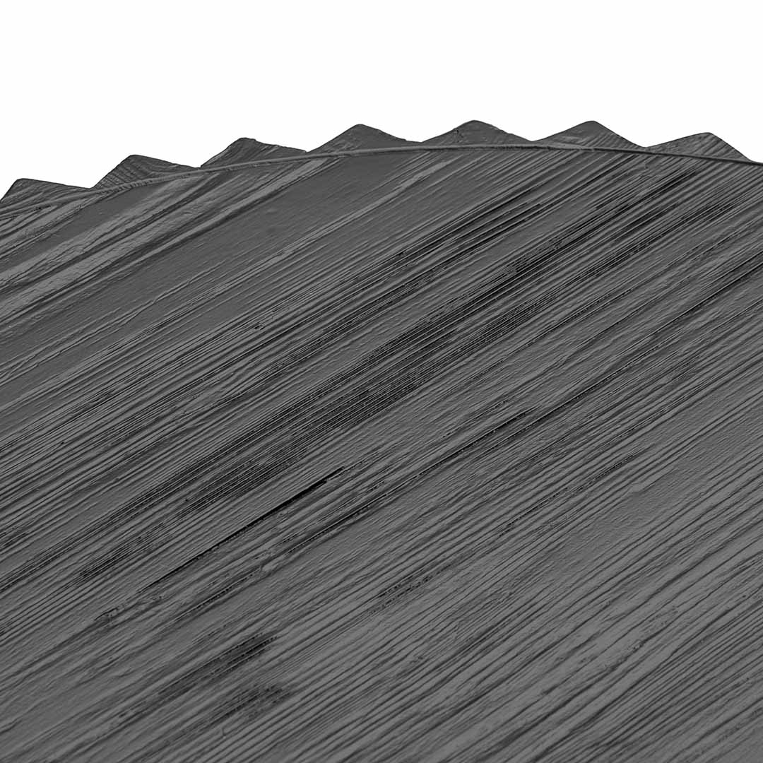 Wooden Venezia Coffee Table - Brushed Black