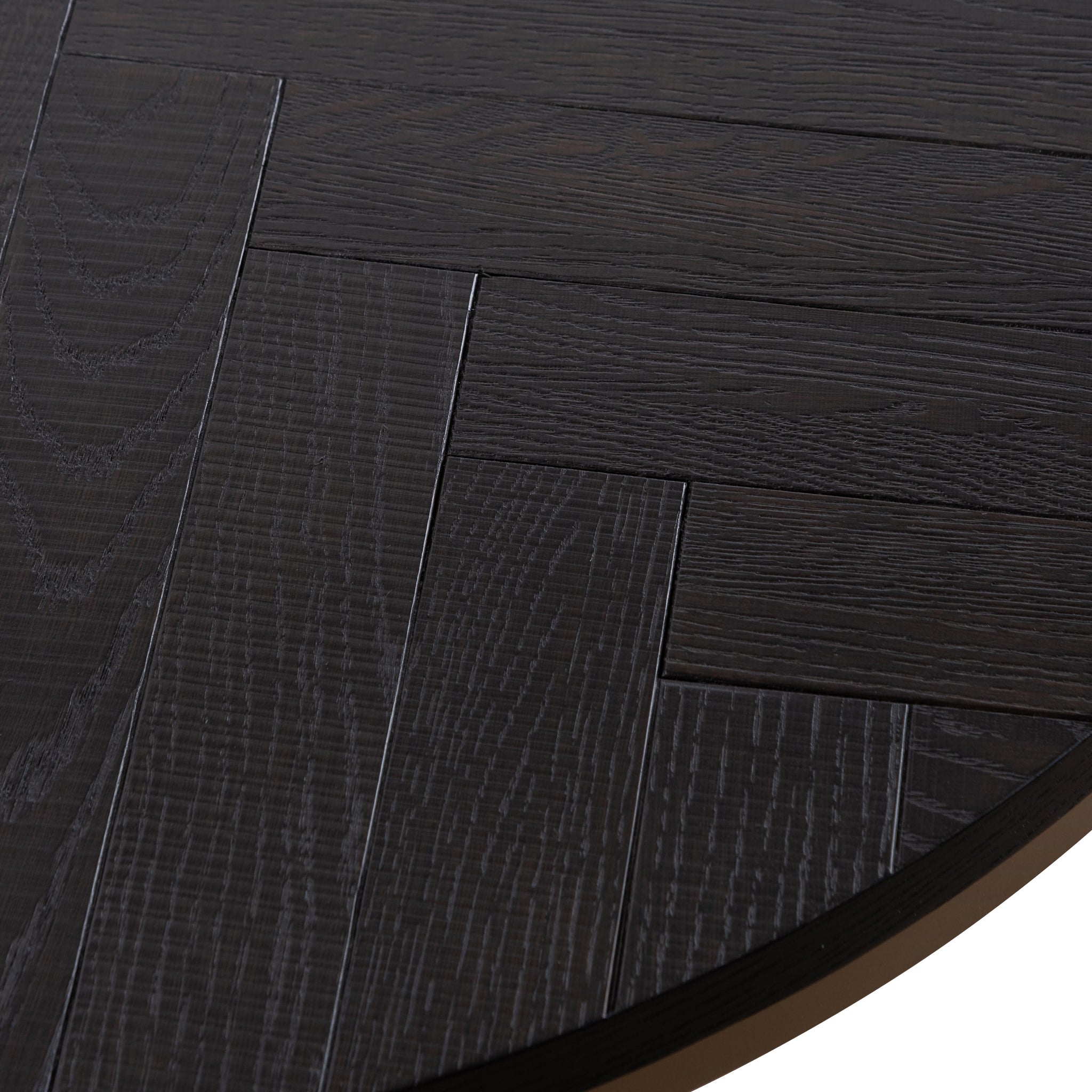 Round Venezia Coffee Table - Peppercorn and Brass