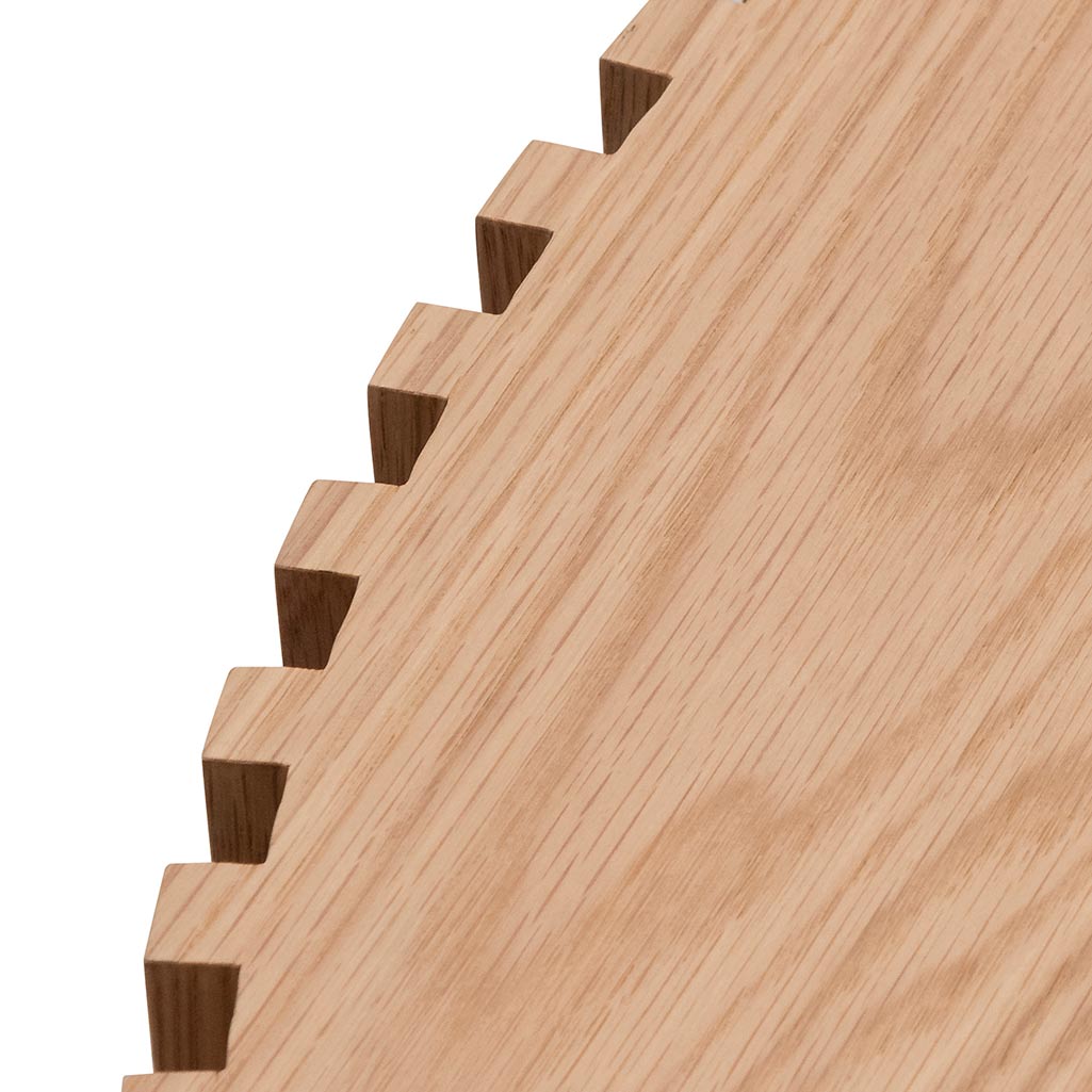 Oak Round Venezia Coffee Table - Natural
