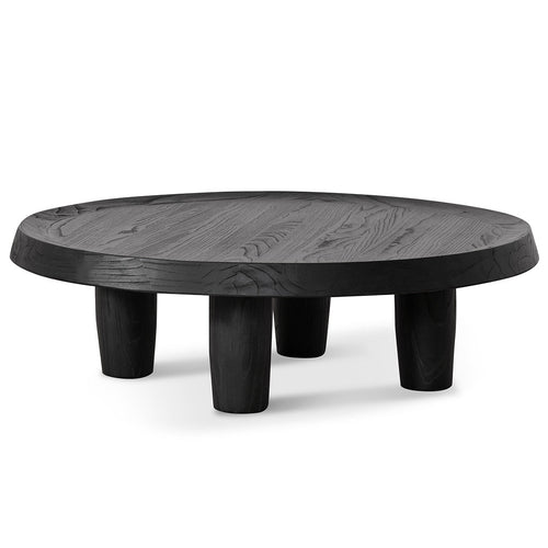 100cm Round Venezia Coffee Table - Black