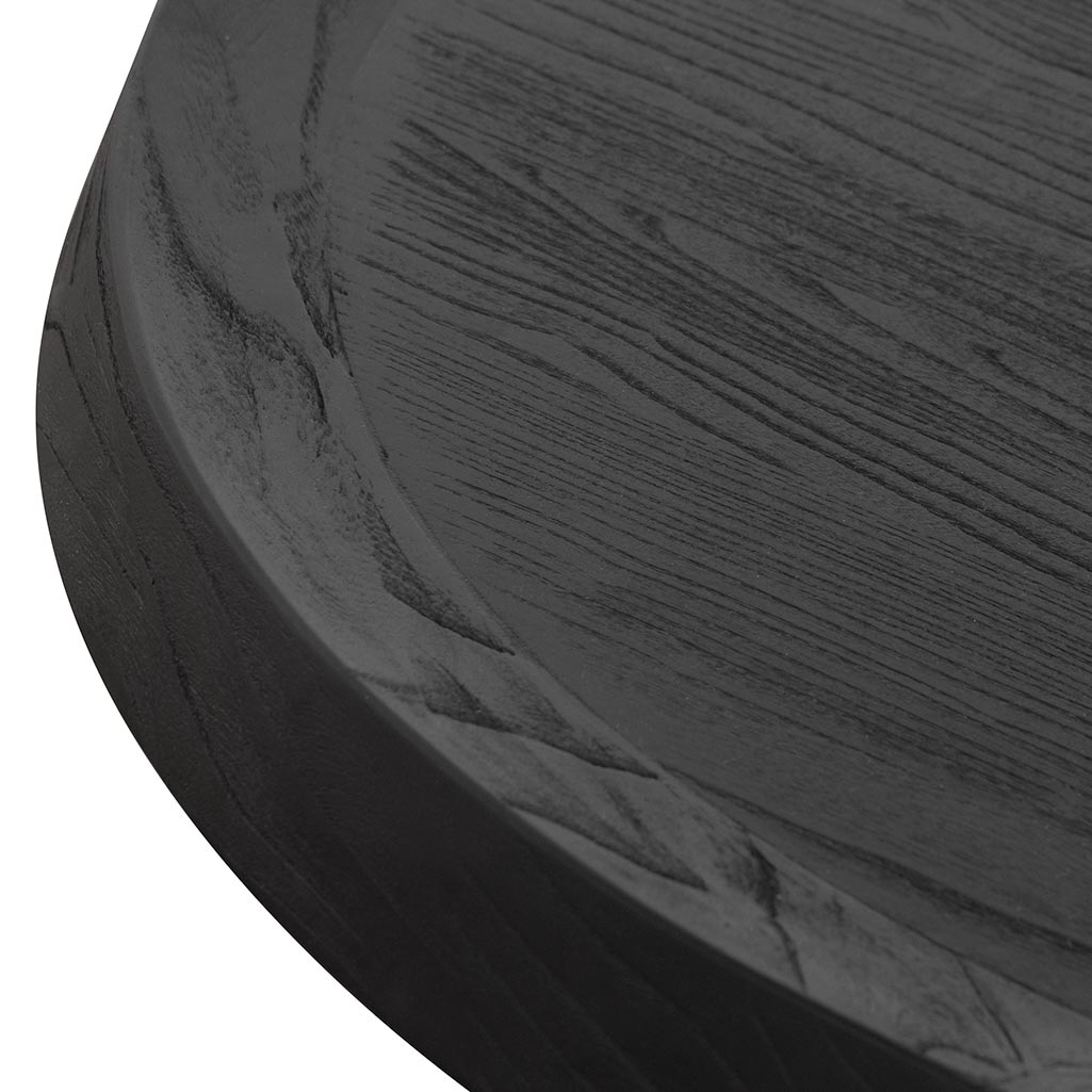 100cm Round Venezia Coffee Table - Black