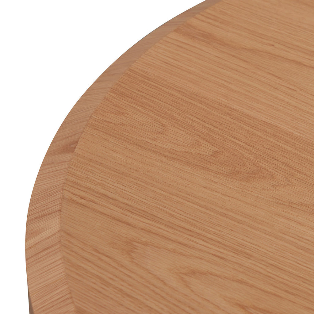 1.2m Round Plinth - Natural Oak
