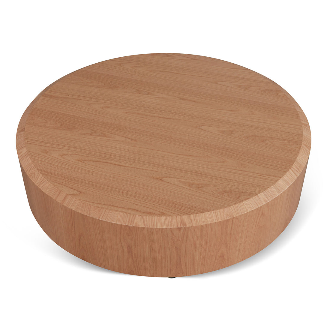 1.2m Round Plinth - Natural Oak