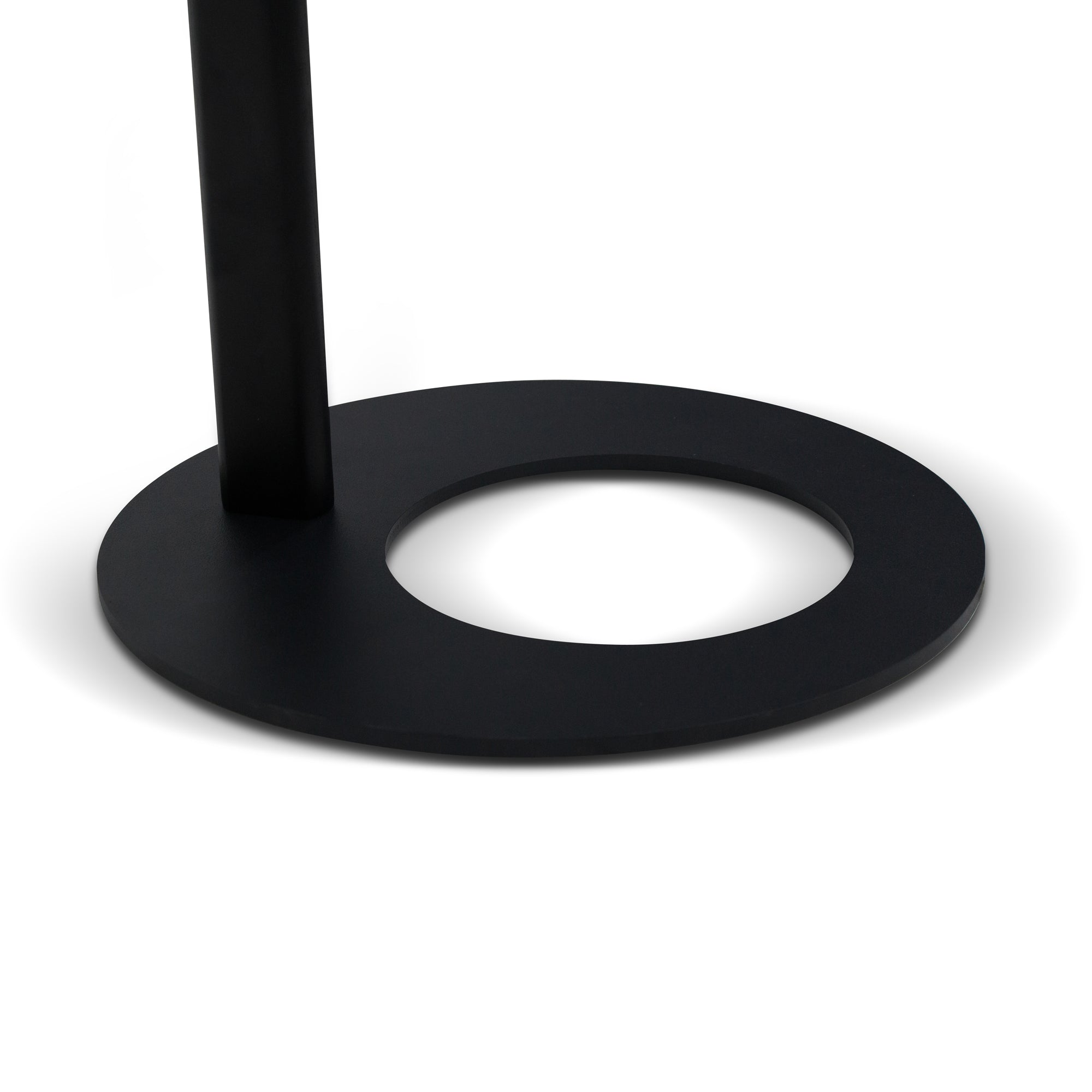 50cm Wooden Capri Side Table - Full Black