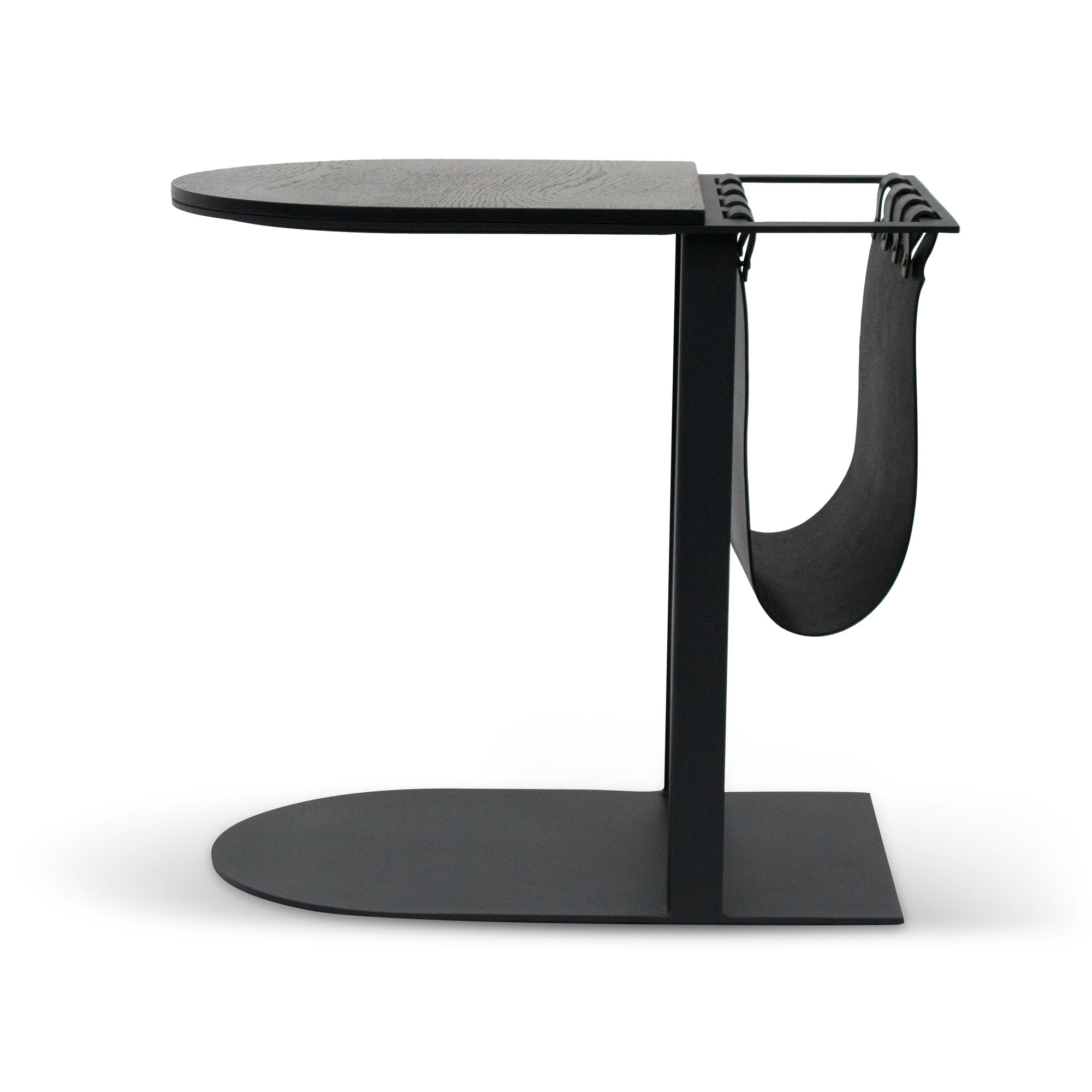 55cm Capri Side Table - Full Black