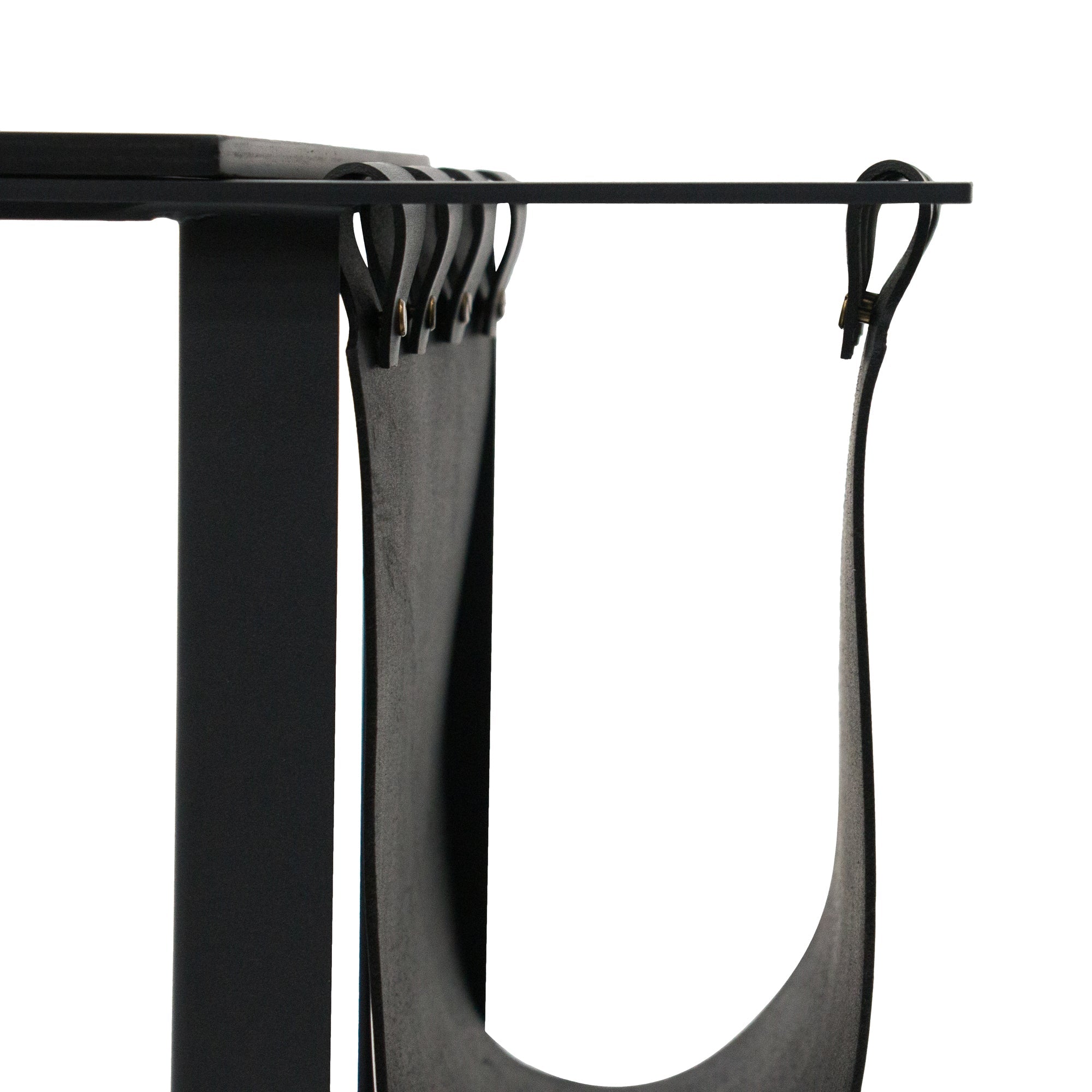 55cm Capri Side Table - Full Black