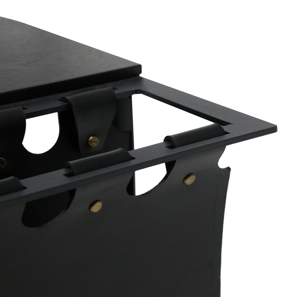 55cm Capri Side Table - Full Black