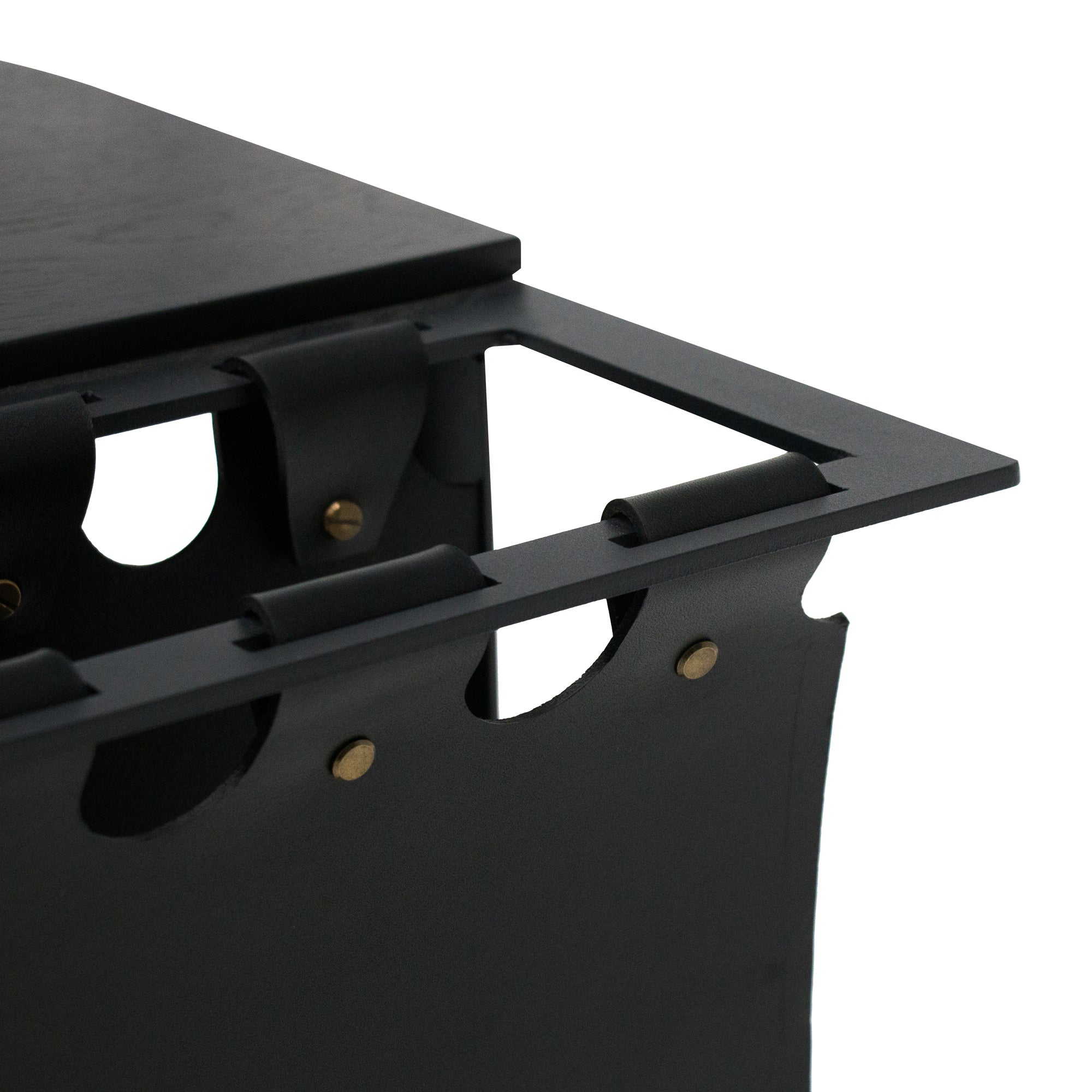 55cm Capri Side Table - Full Black