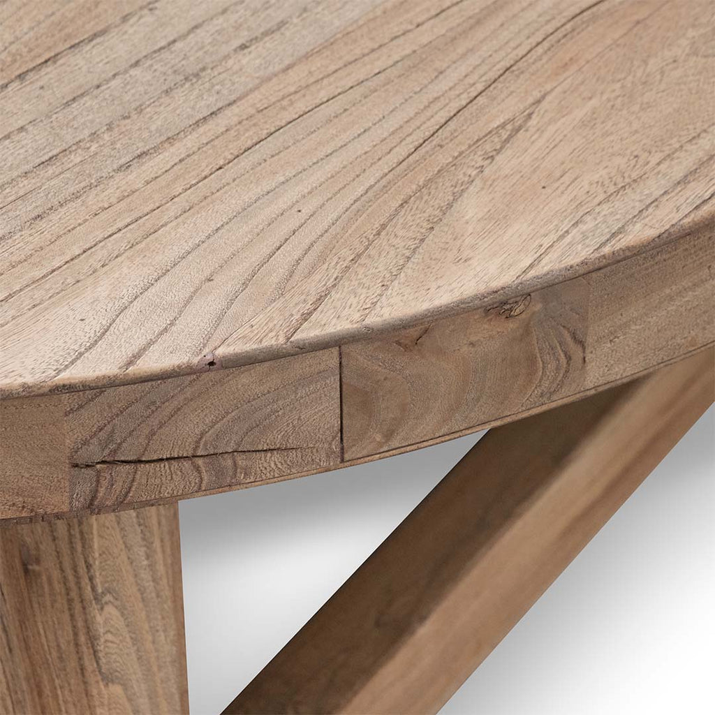 100cm Elm Venezia Coffee Table - Natural