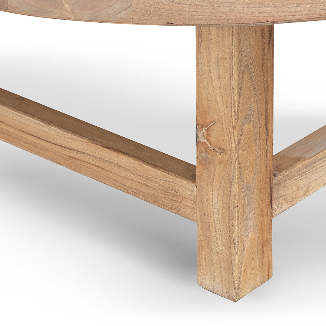 100cm Elm Venezia Coffee Table - Natural