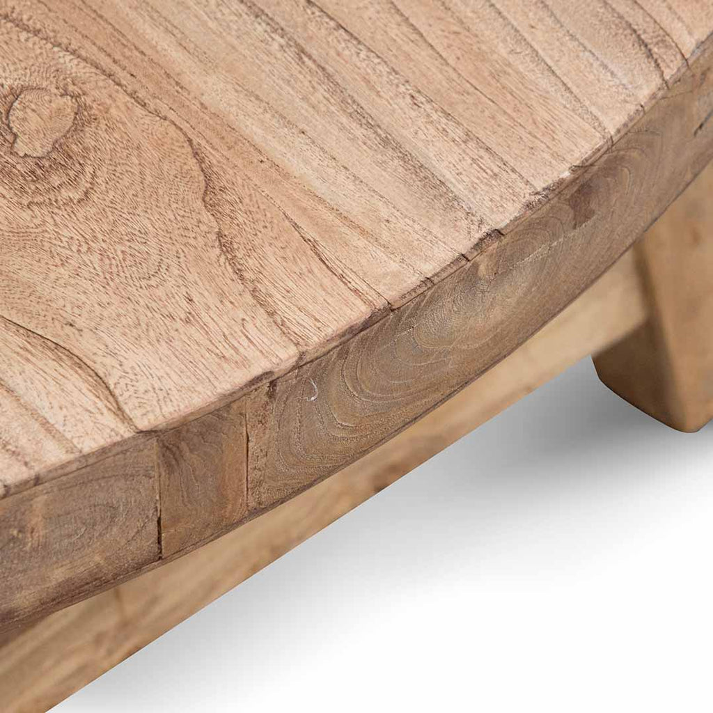 100cm Elm Venezia Coffee Table - Natural