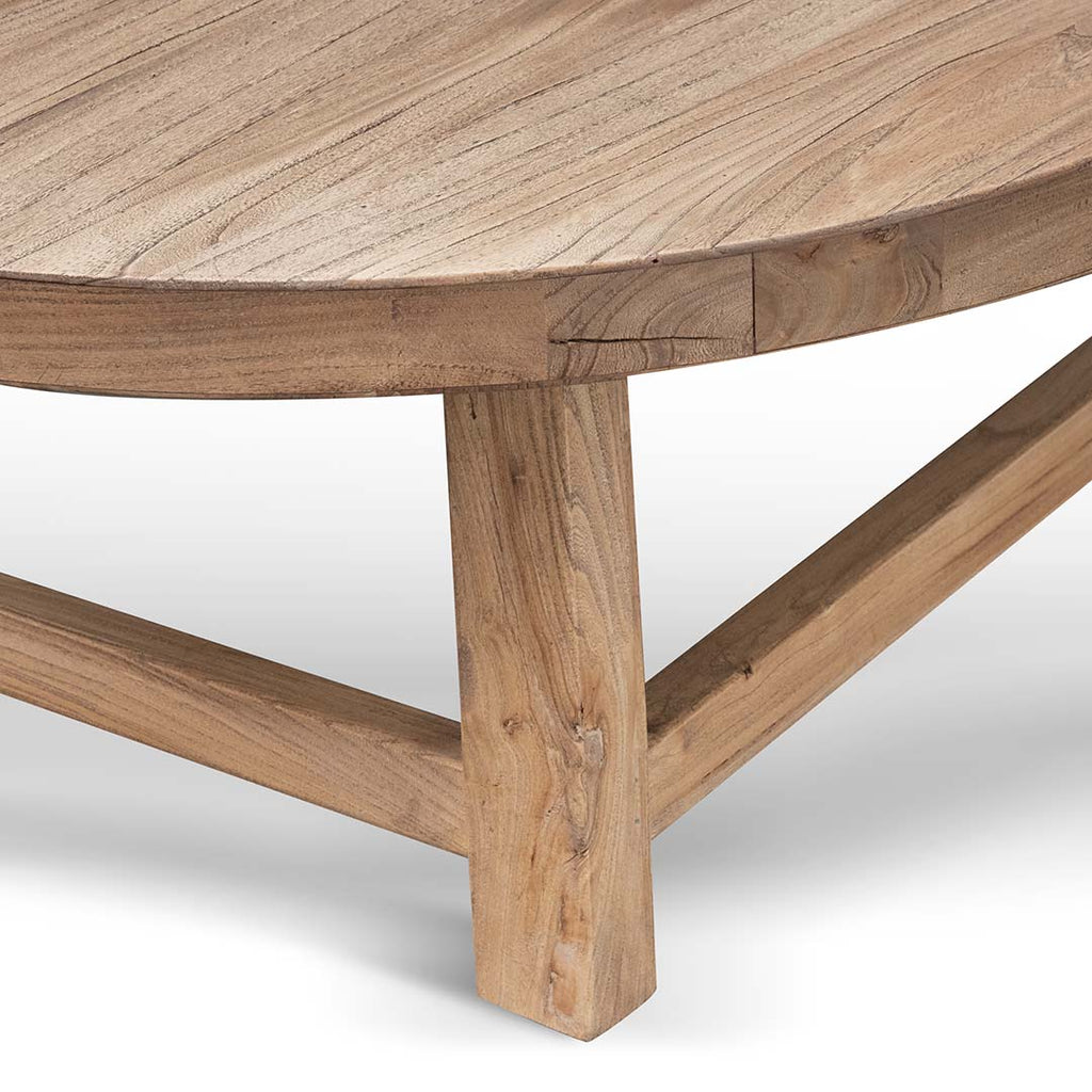 100cm Elm Venezia Coffee Table - Natural