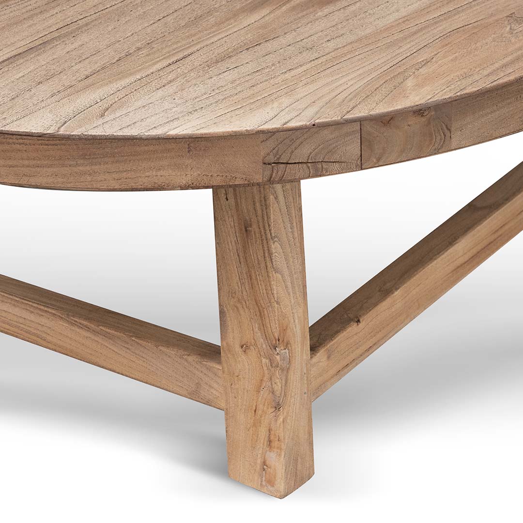 100cm Elm Venezia Coffee Table - Natural