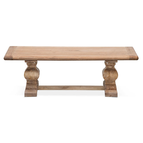 120cm Elm Venezia Coffee Table - Natural
