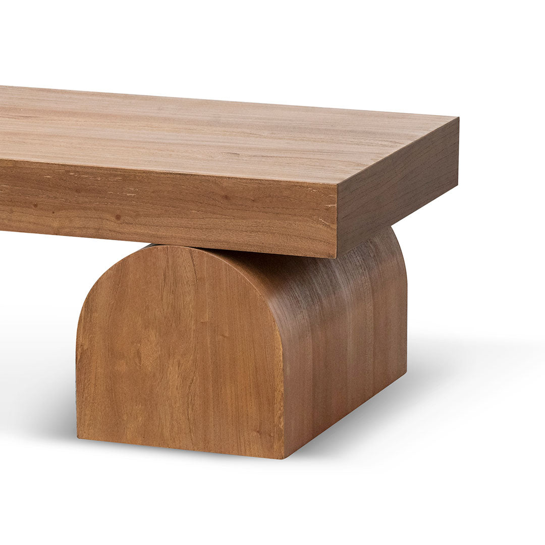 1.3m Elm Venezia Coffee Table - Natural