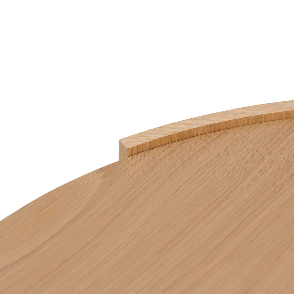 1.1m Round Venezia Coffee Table - Natural