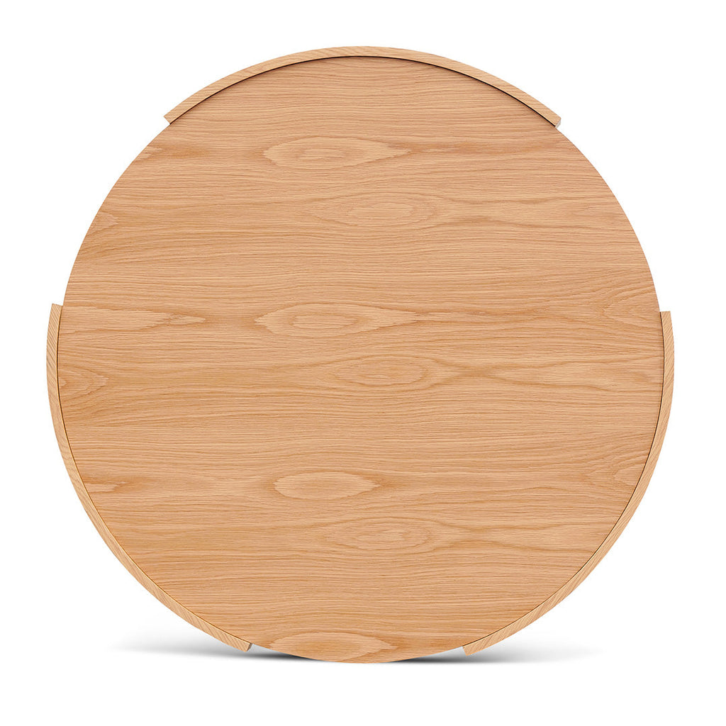 1.1m Round Venezia Coffee Table - Natural