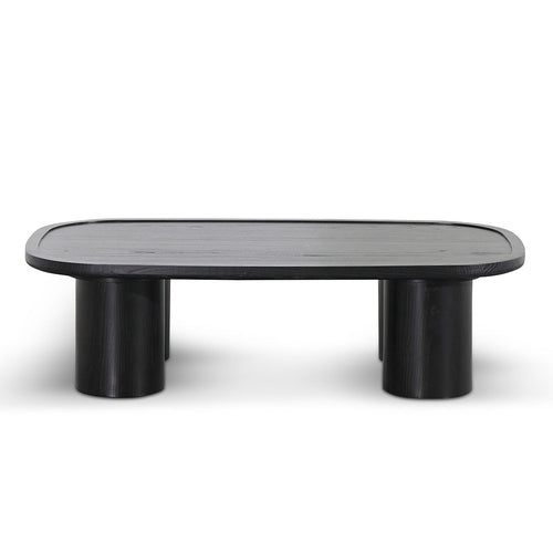 1.4m Venezia Coffee Table - Full Black