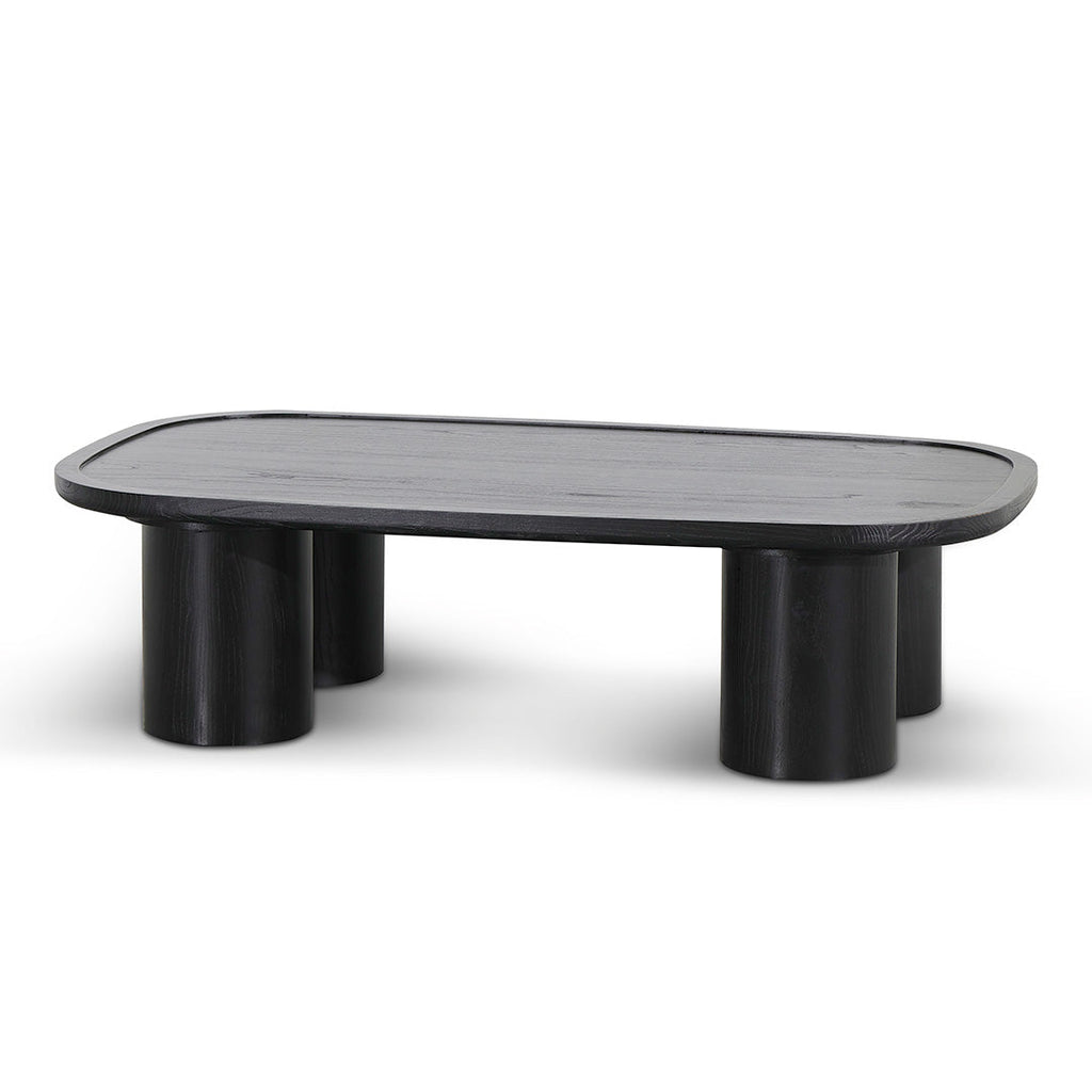 1.4m Venezia Coffee Table - Full Black