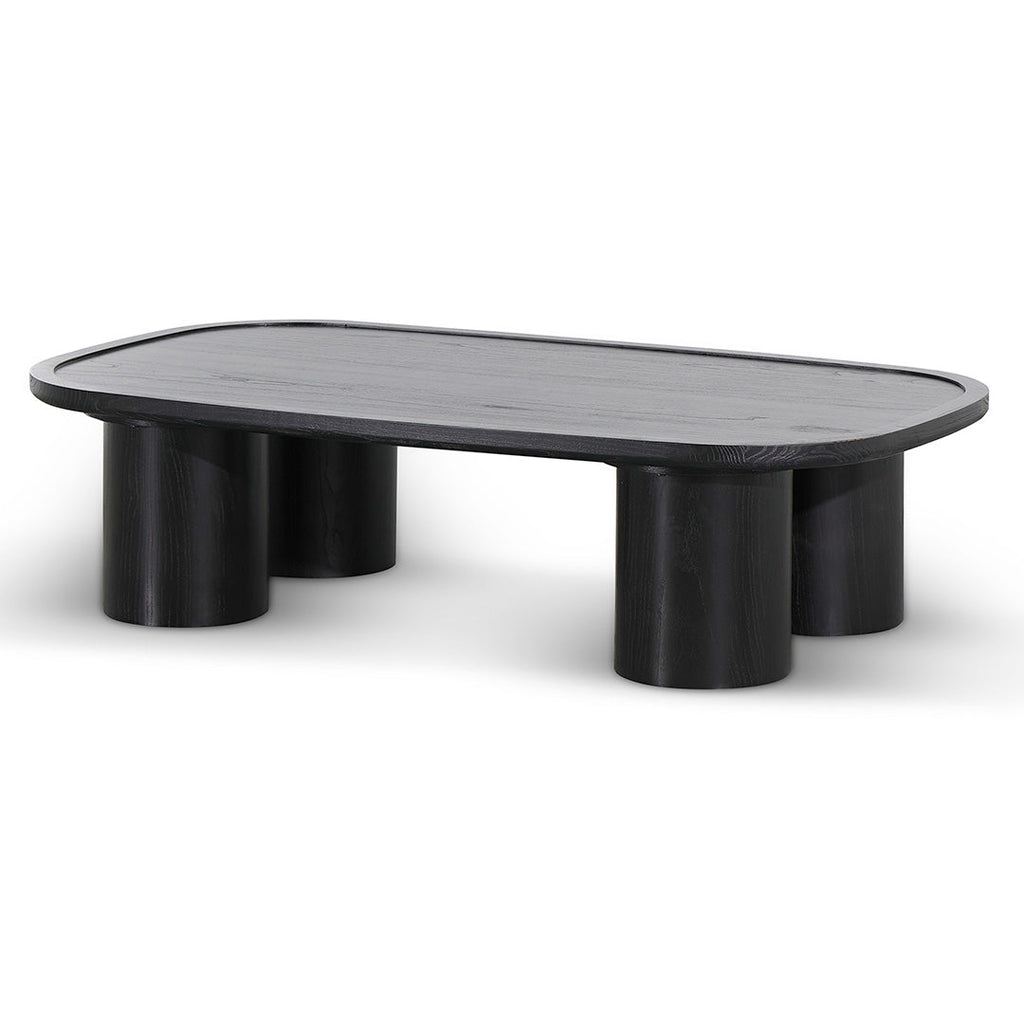 1.4m Venezia Coffee Table - Full Black