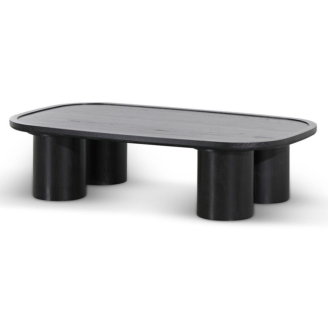 1.4m Venezia Coffee Table - Full Black