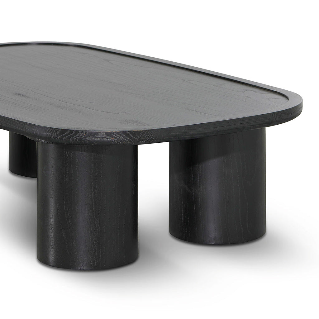 1.4m Venezia Coffee Table - Full Black