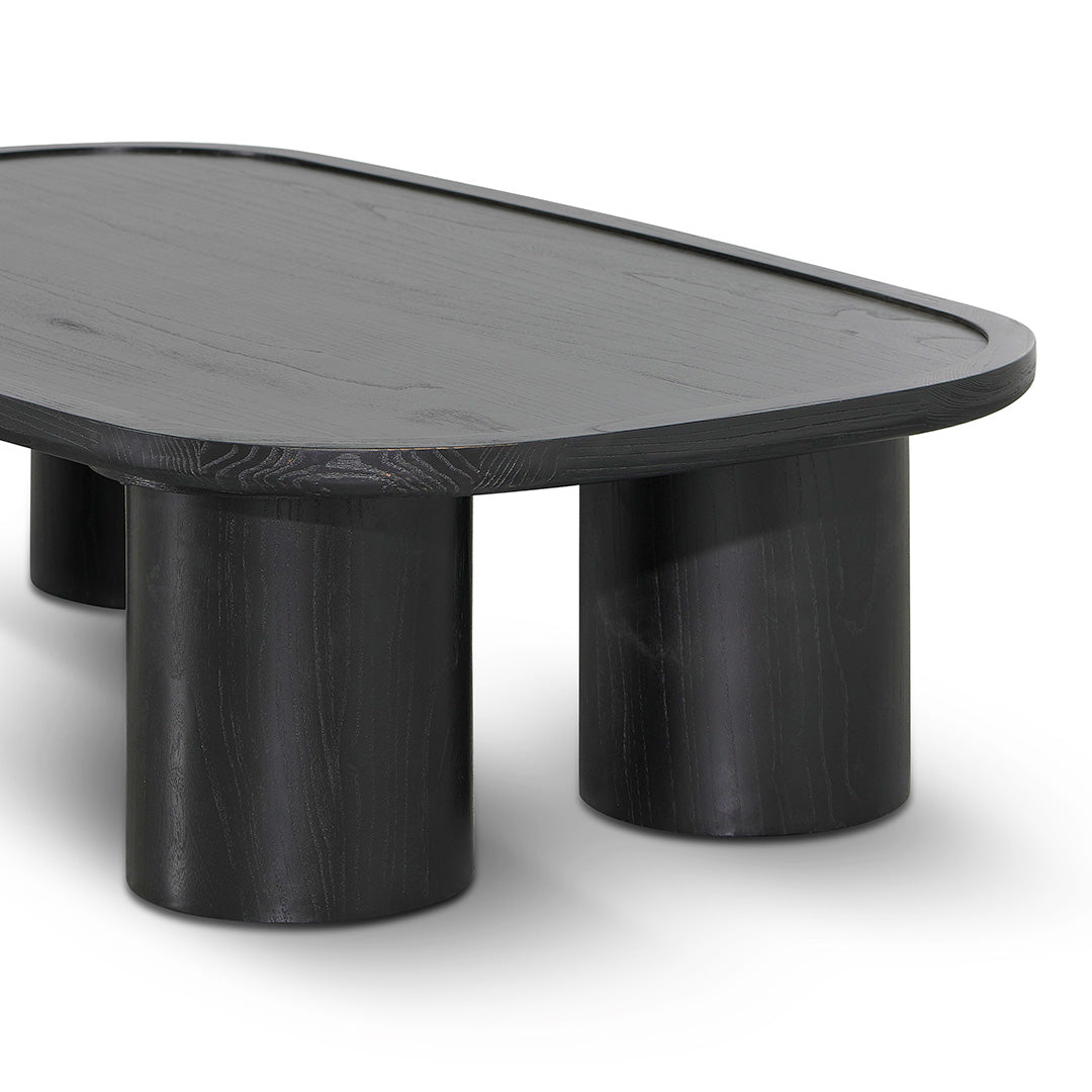 1.4m Venezia Coffee Table - Full Black