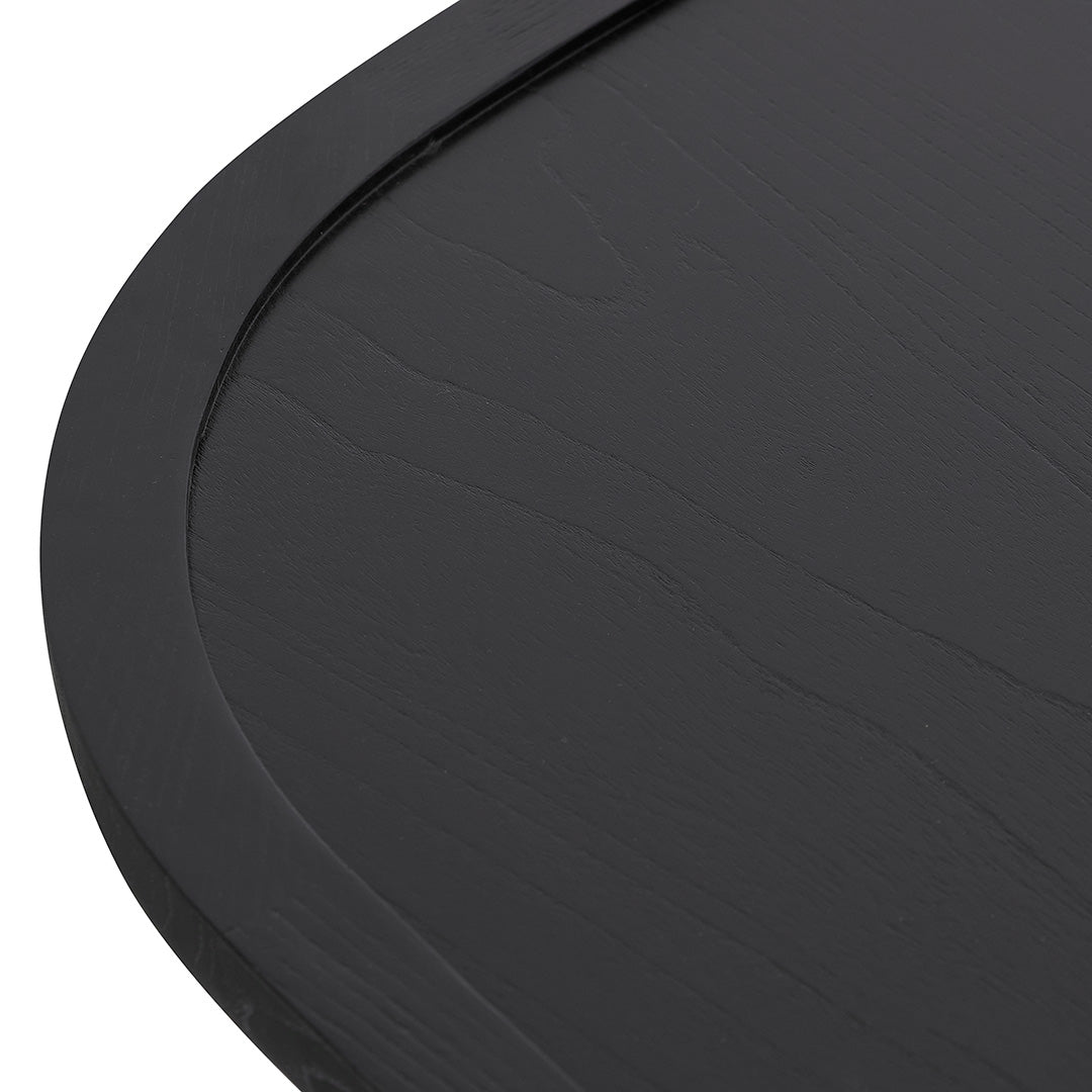 1.4m Venezia Coffee Table - Full Black