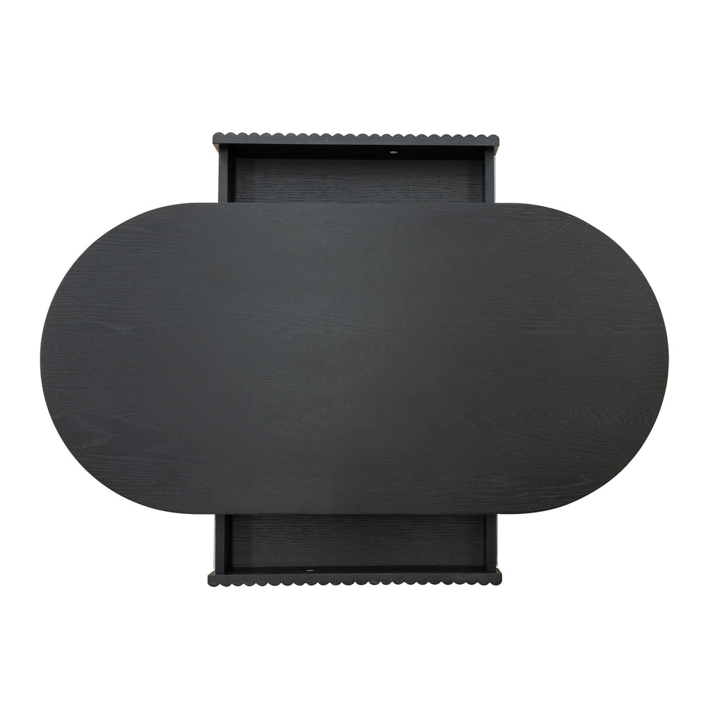 1.2m Venezia Coffee Table - Full Black