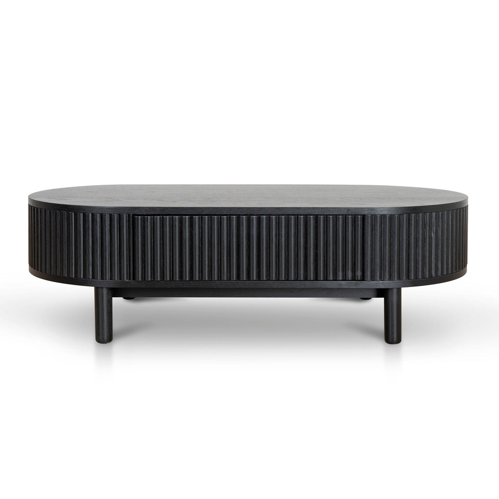 1.2m Venezia Coffee Table - Full Black