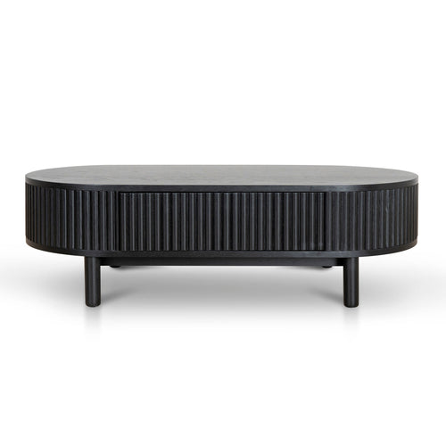 1.2m Venezia Coffee Table - Full Black