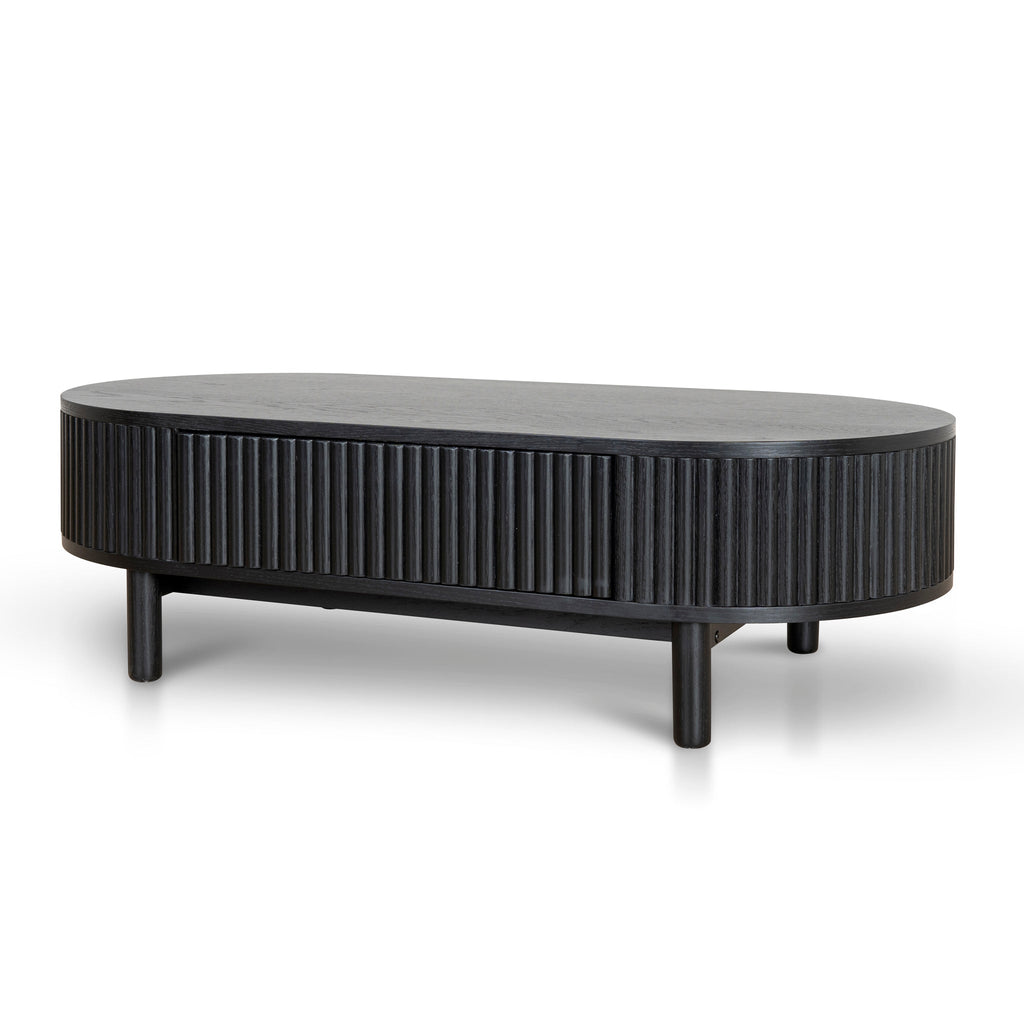1.2m Venezia Coffee Table - Full Black
