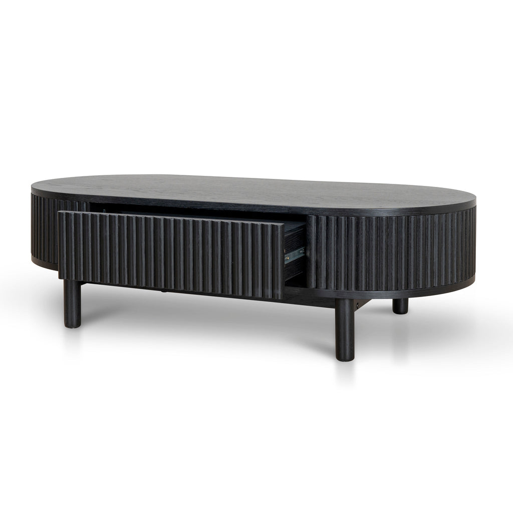 1.2m Venezia Coffee Table - Full Black