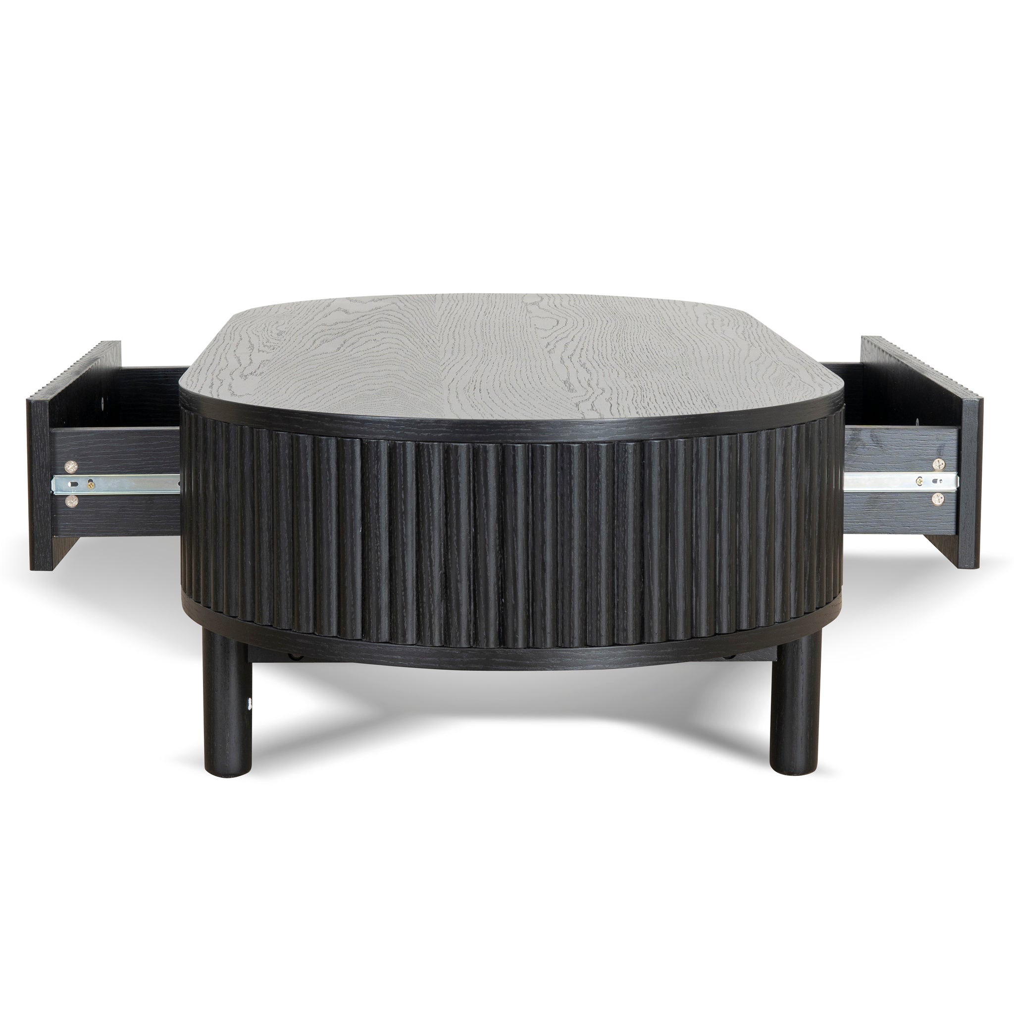 1.2m Venezia Coffee Table - Full Black